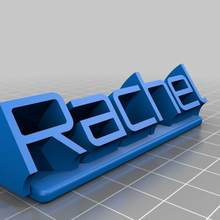 rachel customized office 3d print model - Mito3D