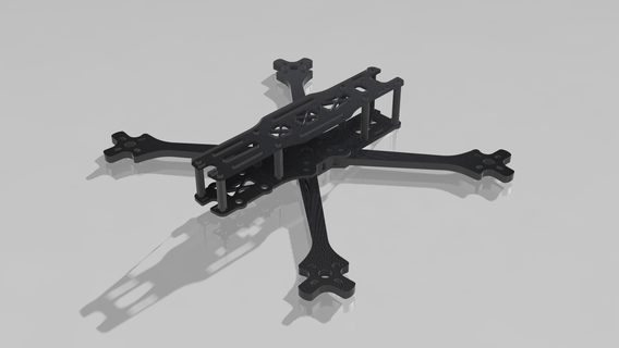 corsa fpv drone telaio vari quadricottero passatempo Fai volare aeromobili aeronautica aerospaziale alto prestazione aerodinamico 3d stampa design dji stampabile rc 3d print model - Mito3D