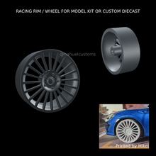 racing rim wheel model kit custom diecast