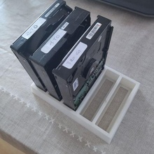 rack 35 inch hard drives hdd storage 3d print model - Mito3D
