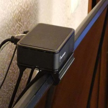 rack de ip-tv, console tv lg uk64xx a casa organização 3d print model - Mito3D