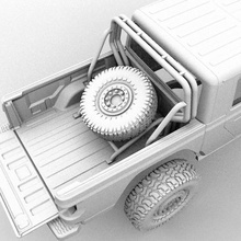 rack jeep gladiator rc corps de la voiture imprimée en 3d divers modèle stl rubicon 3dprinted dur rc4wd mst scx10 axial trx4 3d print model - Mito3D