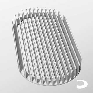 rack louvers arx96-15 3d print model - Mito3D