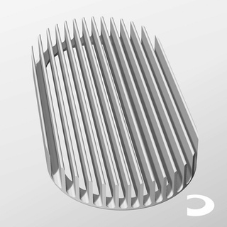 grille persiennes arx96 20 3d print model - Mito3D