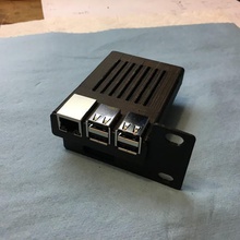 rack mount raspberry pi case remix aracı elektronik 3d print model - Mito3D