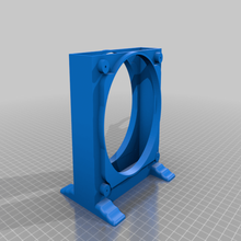 rack pc radiator connect 2 fans computer 3d print model - Mito3D