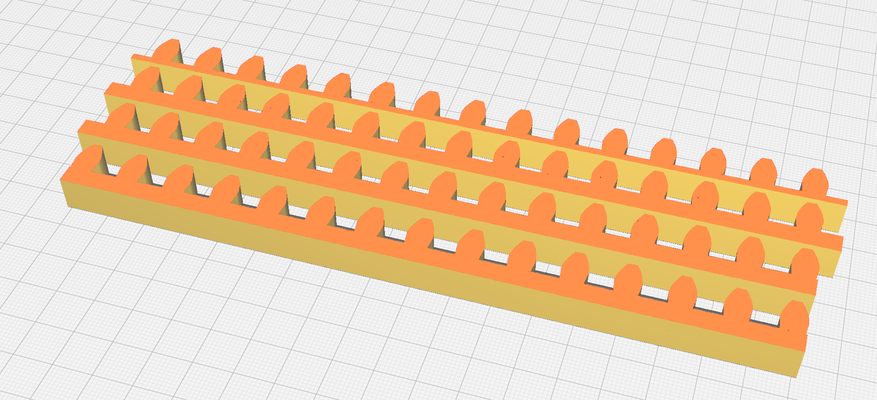prateleira pinhão kit ferramentas cremaillere gable 3d print model - Mito3D