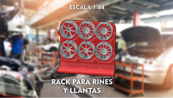 rack rims tires 1 64 scale-1 4x4 jeep sand terrain scale 164 hot wheels booth shelf 3d print model - Mito3D