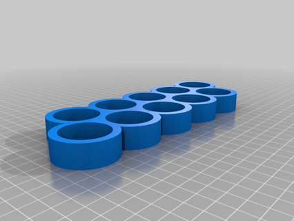 rack terence's pill bottles customized organization 3d print model - Mito3D