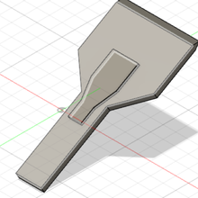 raspador ferramenta raclette limpeza neve 3d print model - Mito3D