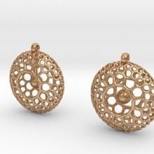 rad earrings jewelry 3d print model - Mito3D
