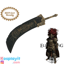 radahn espada flagelo estrelas larga 3d modelo elden anel cosplay 3d print model - Mito3D