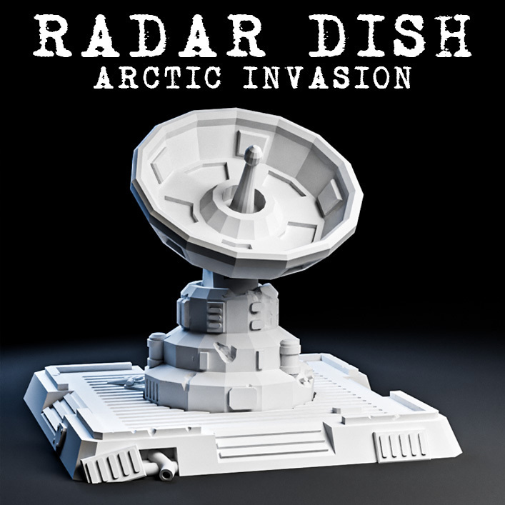 radar dish 3D print model - Mito3D