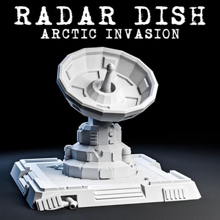 radar dish 3d print model - Mito3D