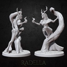 Radella su perisi orman bitki Faun Dünya masaüstü büyü Druid hayvanlar hayvan 3d print model - Mito3D