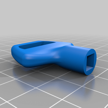 radiator air purge tool square wrench key 5mm tools 3d print model - Mito3D