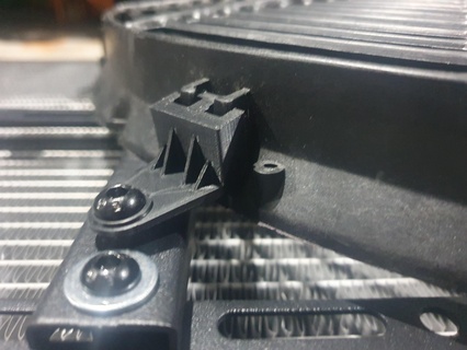 termosifone fan montaggio piedi v1 vari montare areoflusso macchina parti 12v raffreddamento sistema 3d print model - Mito3D