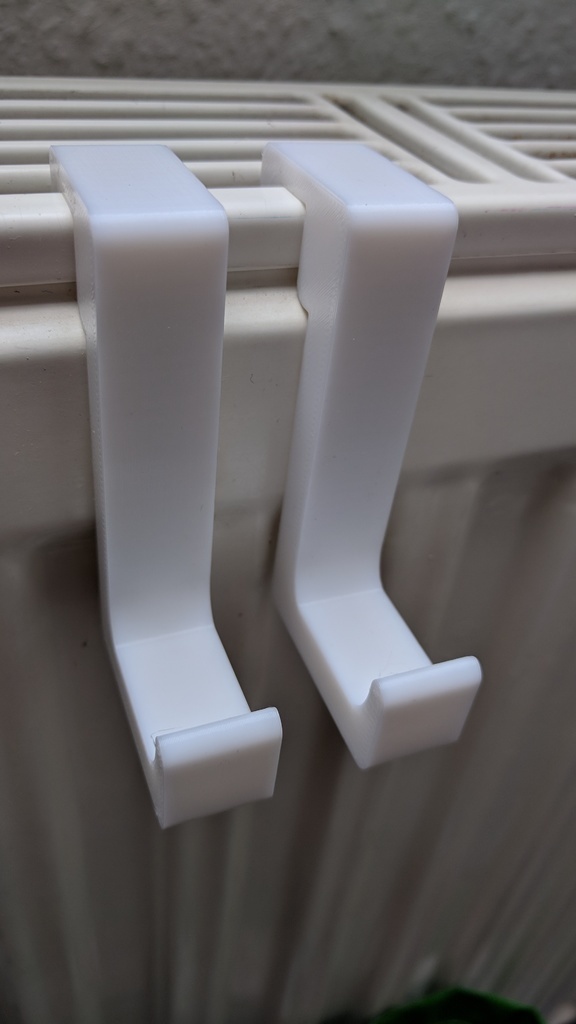 radiator hook bath bathroom clip holder bracket budget heater heating household kitchen radiateur 3D print model - Mito3D