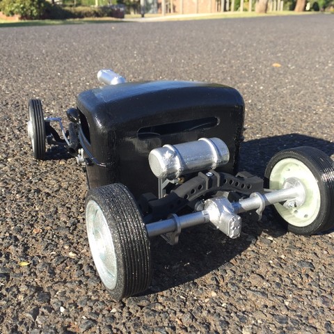 radical rod fuel tank art hotrod pickup ratrod custom car automotive toy model bomber seat ww2 aircraft chevvy 3D print model - Mito3D