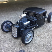 radicale asta art hotrod pick-up ratrod personalizzato auto automotive giocattolo modello bomber sede ww2 aeromobili chevy 3d print model - Mito3D