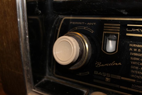 radio knob old blaupunkt barcelona antique replacement parts 3d print model - Mito3D
