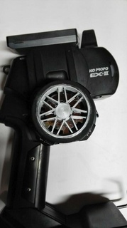 Radio ko propo timone ruota copertina guaina veicoli distanza controllo 3d print model - Mito3D