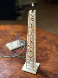 radyo kule temel model mimari radyo kule kule kule yapı cep telefonu kule temel kule 3d print model - Mito3D