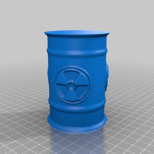 radioactive waste barrel art models 3d print model - Mito3D