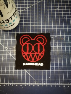 radiohead logo parche impresión Arte banda androide 3d print model - Mito3D