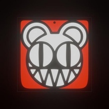 radiohead logo tom yorke 3d print model - Mito3D