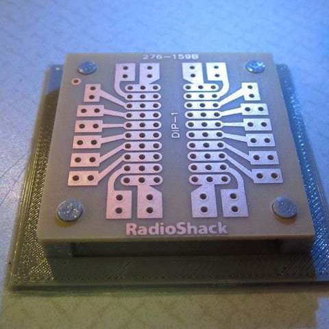 radioshack pcb holder tool electronics prototyping mount electrnoics diy 3D print model - Mito3D