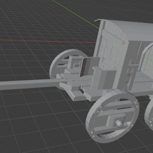 chariot romain char architecture Chariot Rome transport diadrama Belen Noël 3d print model - Mito3D