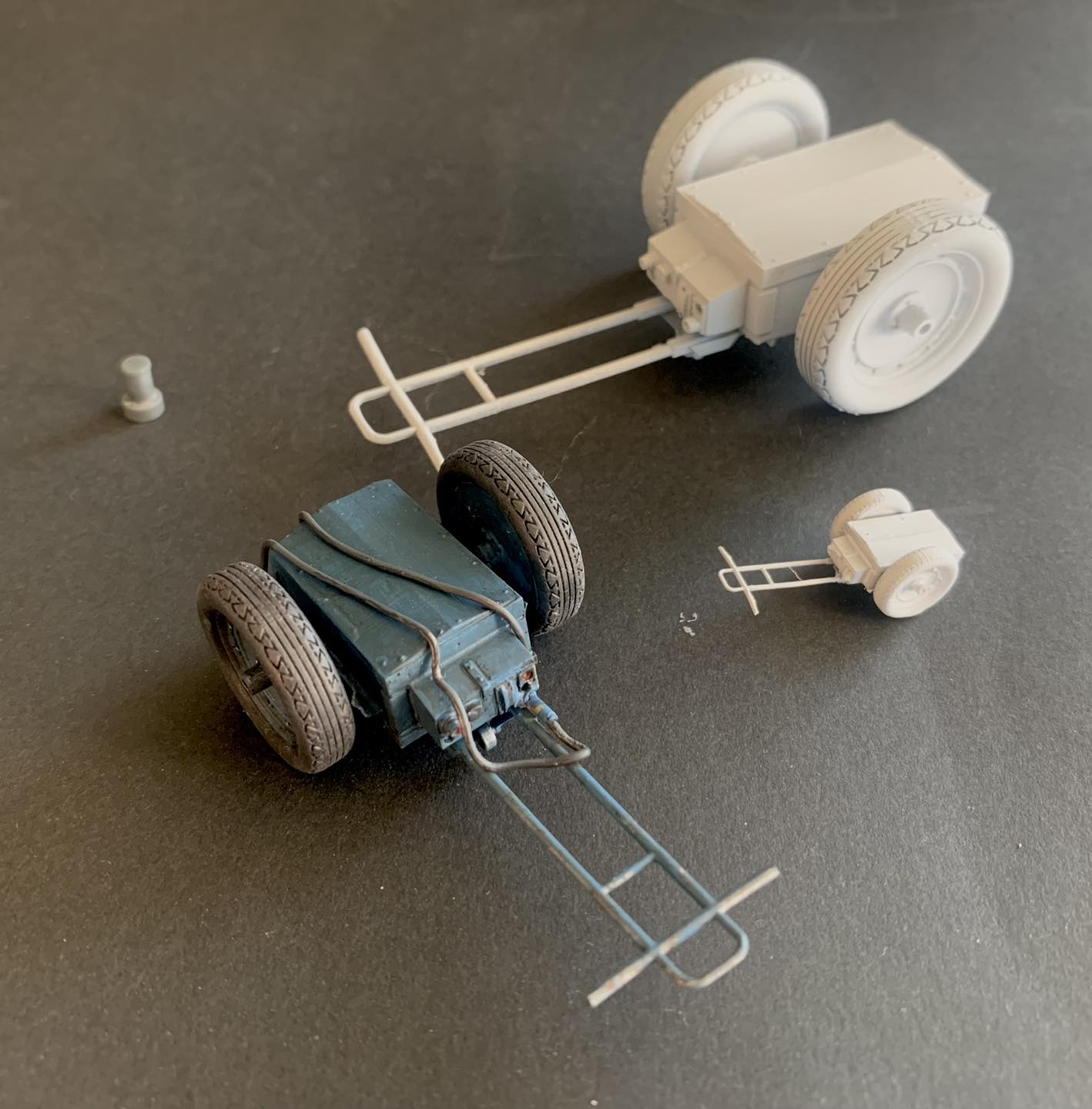 raf trolley accumulator cart wwii Game royal air force airfield equipment model 3D print model - Mito3D