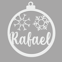 rafael - bola natal nome ornamento decora christmas tree festa party gift 3d print model - Mito3D
