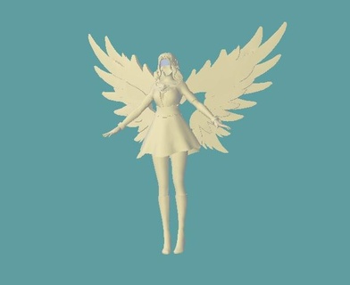 rafaela héros mobile légendes coup 3d impression prêt Jeu personnage statue 3d print model - Mito3D