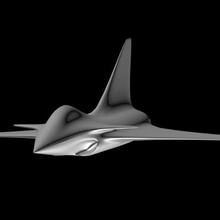 avion rafale art en gust de chasse la guerre l'avion 3d print model - Mito3D