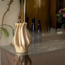 rag vase art water deco decoration crumpled beautiful ideal cool 3d print model - Mito3D