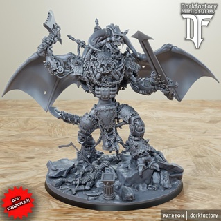 furioso techno demônio 3d print model - Mito3D