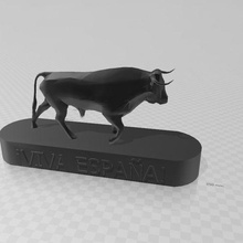 raging bull 3d print model - Mito3D