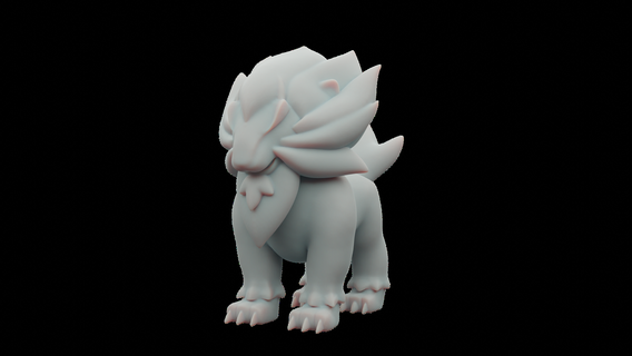 Raican obtenu tem tempédia mignonne créature monstre figure figurine jouet Jeu modèle 3d print model - Mito3D