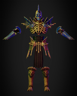 raid shadow legends pitiless one armor cosplay raids l death skull pitilessone helmet 3dprint 3d 3d print model - Mito3D