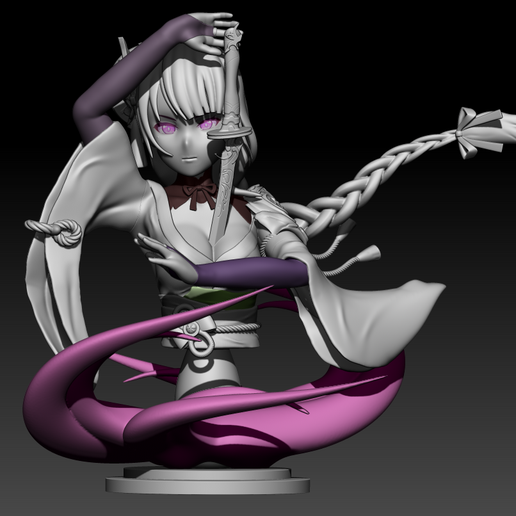 raiden shogun fallimento statua genshin impatto 3D print model - Mito3D