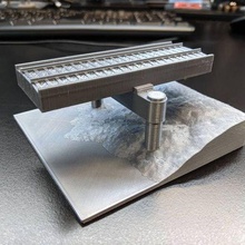 rail bridge pier Anordnung Architektur Brücke Zug Zivil scale-Modell 3d print model - Mito3D