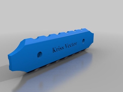 Demiryolu kwa Kriss vektör oyuncak 3d print model - Mito3D