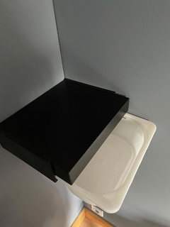 Schiene Mangel Regal treu Behälter Ikea Schublade vat Lager 3d print model - Mito3D