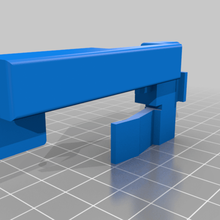 rail mount clip freezer kitchen_dining 3d print model - Mito3D