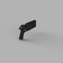 Schiene Pistole Elektronik Kunst Stütze Gewehr interaktiv 3d print model - Mito3D