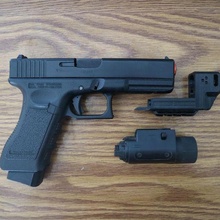 corrigido compensador glock 17 18 airsoft gbb pistola 3d print model - Mito3D