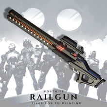 railgun fortnite 3d print model - Mito3D