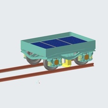 chemin fer automatique nettoyage automatisation 3d print model - Mito3D
